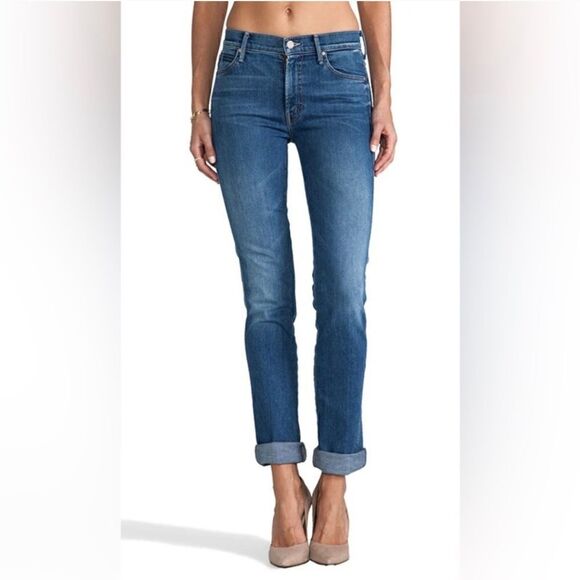 Mother High Waisted Rascal Jeans women's size 24 the famous heroine straight leg - Picture 1 of 10